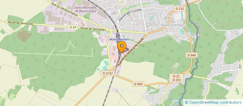 localisation de l'entreprise TRANSPORTS MFK à LE MALESHERBOIS