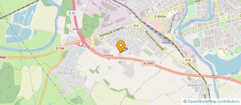 localisation de l'entreprise TRANSPORTS MICHAUX  SEDAN