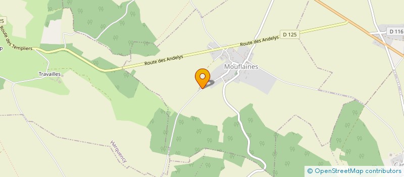 localisation de l'entreprise TRANSPORTS MICHEL FRERES à MOUFLAINES