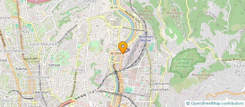localisation de l'entreprise TRANSPORTS MICKAEL à NICE