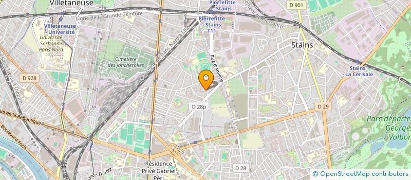 localisation de l'entreprise TRANSPORTS MILAN  PIERREFITTE-SUR-SEINE