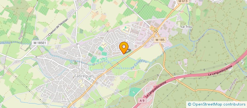 localisation de l'entreprise TRANSPORTS MIRA à FABREGUES