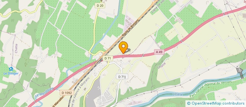 localisation de l'entreprise TRANSPORTS MOCELLIN SA à CHATTE