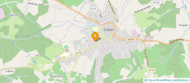 localisation de l'entreprise TRANSPORTS MOGADOR  CREON