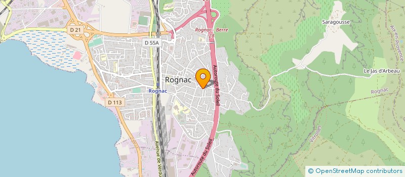 localisation de l'entreprise TRANSPORTS MOLINA FRERES à ROGNAC