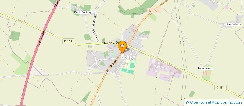 localisation de l'entreprise TRANSPORTS MONNEHAY à FROISSY