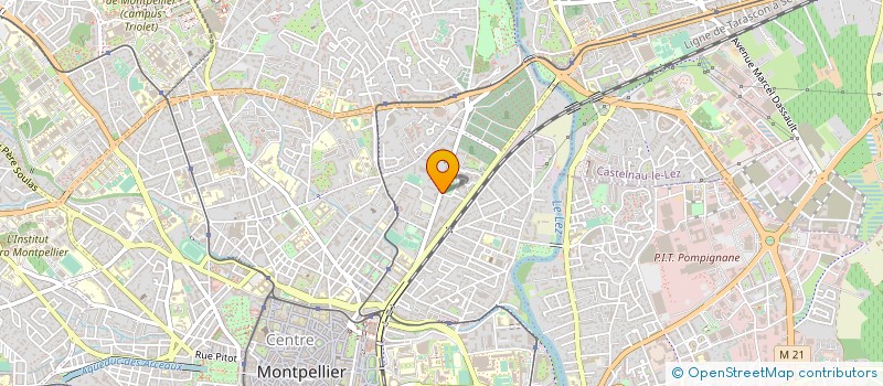 localisation de l'entreprise TRANSPORTS MONTPELLIERAINS à MONTPELLIER