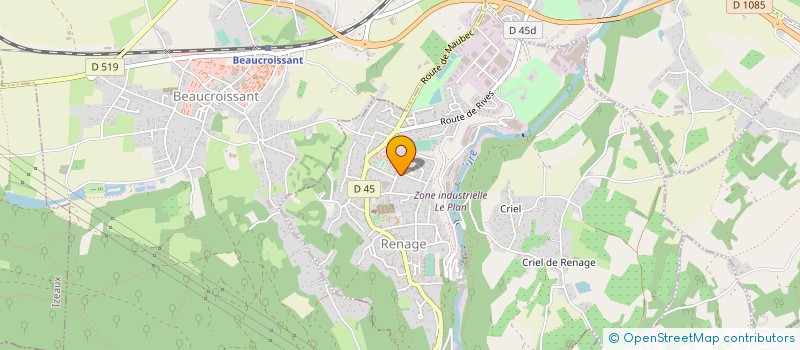 localisation de l'entreprise TRANSPORTS MORA  RENAGE