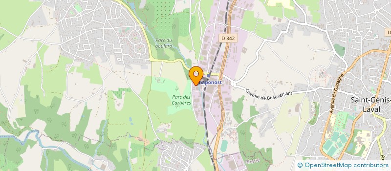 localisation de l'entreprise TRANSPORTS MORELLON à CHAPONOST