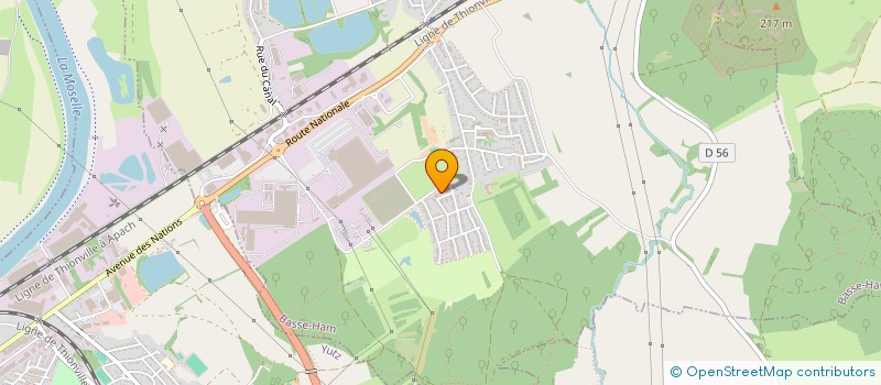 localisation de l'entreprise TRANSPORTS MORGANE YVES  OUDRENNE