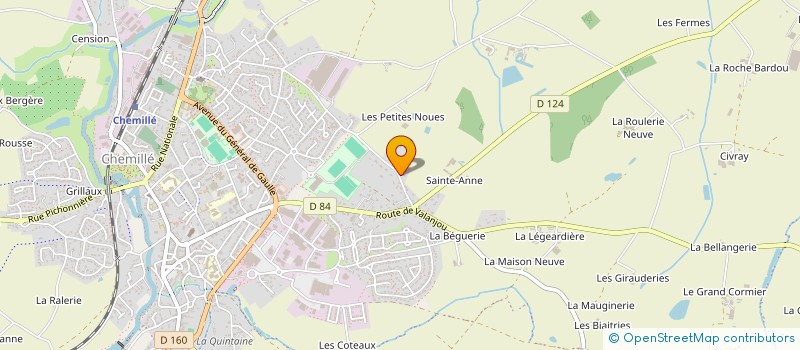 localisation de l'entreprise TRANSPORTS MORILLE à CHEMILLE-EN-ANJOU