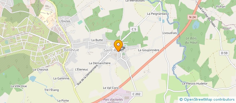 localisation de l'entreprise TRANSPORTS MORIN à GUER