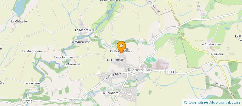 localisation de l'entreprise TRANSPORTS MORIN ET LOGISTIQUE  ROCHETREJOUX