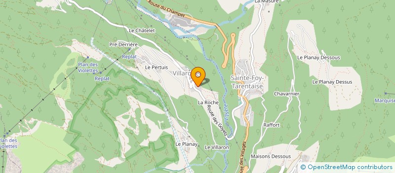 localisation de l'entreprise TRANSPORTS MORIS PIERRE  VILLAROGER