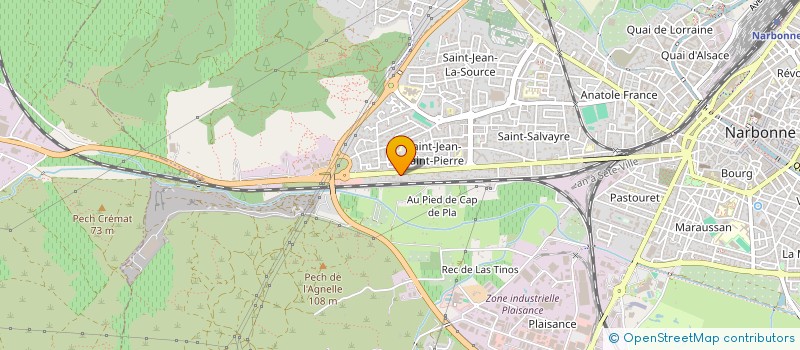 localisation de l'entreprise TRANSPORTS MOTARD ET CIE  NARBONNE