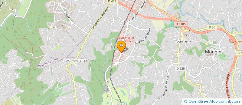 localisation de l'entreprise TRANSPORTS MOUGINOIS à MOUGINS