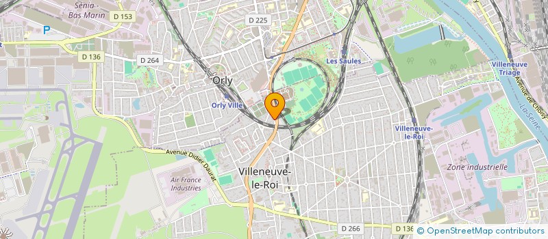 localisation de l'entreprise TRANSPORTS MOYEN WILLIAM à VILLENEUVE-LE-ROI