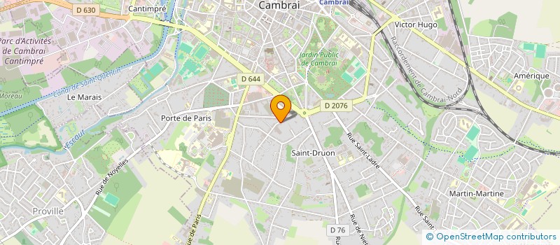 localisation de l'entreprise TRANSPORTS MULTI SERVICES  CAMBRAI