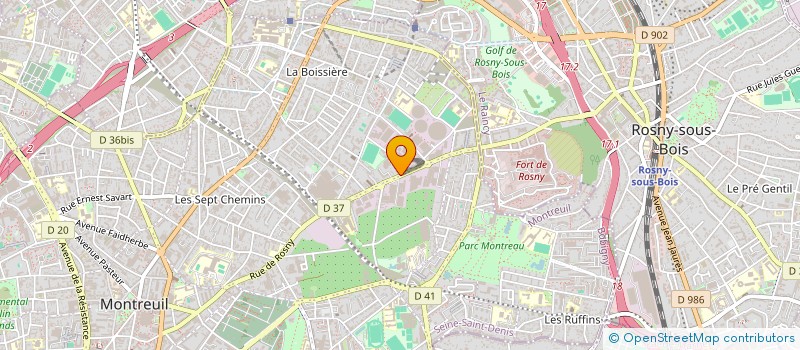 localisation de l'entreprise TRANSPORTS MW à MONTREUIL