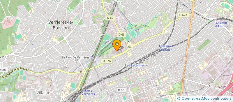 localisation de l'entreprise TRANSPORTS NADOUR à ANTONY