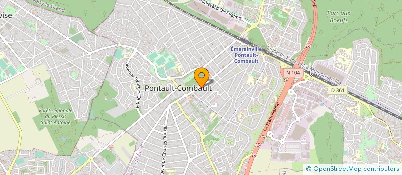 localisation de l'entreprise TRANSPORTS NATHAN à PONTAULT-COMBAULT