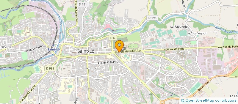 localisation de l'entreprise TRANSPORTS NEDELEC à SAINT-LO