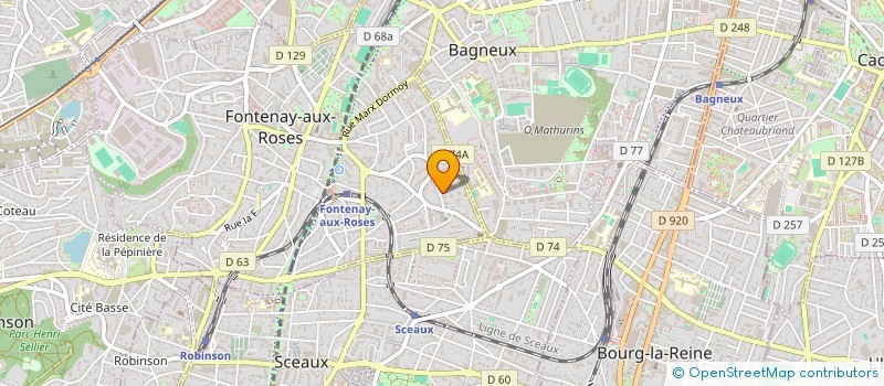 localisation de l'entreprise TRANSPORTS NEMO à FONTENAY-AUX-ROSES