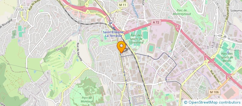 localisation de l'entreprise TRANSPORTS NICOLOSI à SAINT-ETIENNE