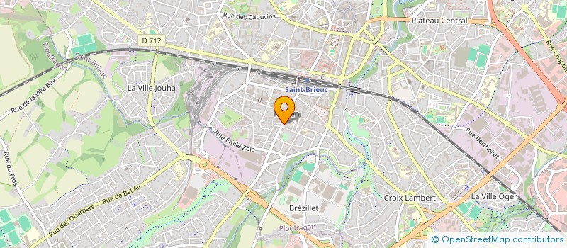 localisation de l'entreprise TRANSPORTS NOEL ANDRE à SAINT-BRIEUC