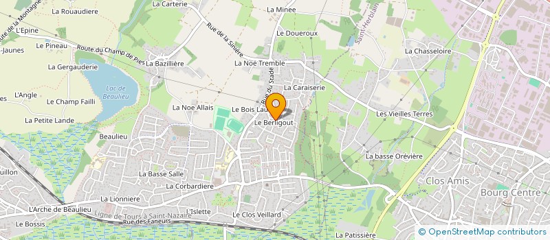 localisation de l'entreprise TRANSPORTS NOEL GAUDIN à COUERON