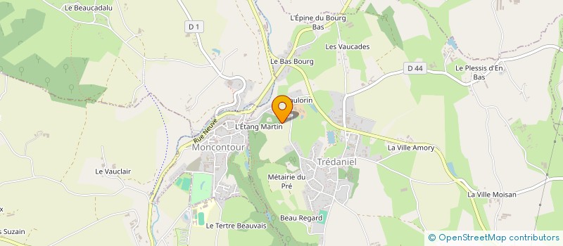 localisation de l'entreprise TRANSPORTS NORMANDIE BRETAGNE FRIGORIFIQUE à BREHAND