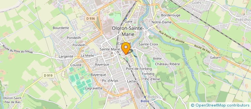 localisation de l'entreprise TRANSPORTS OLS  OLORON-SAINTE-MARIE