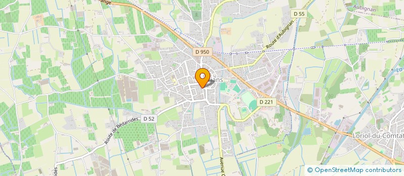 localisation de l'entreprise TRANSPORTS OMARINI à SARRIANS