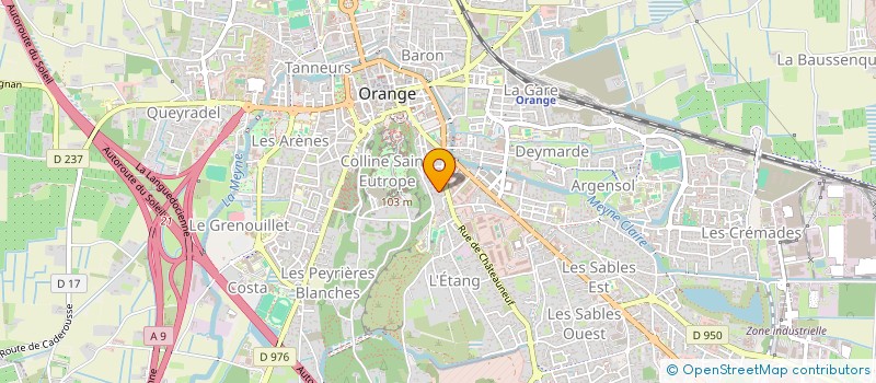 localisation de l'entreprise TRANSPORTS ORSINI  ORANGE