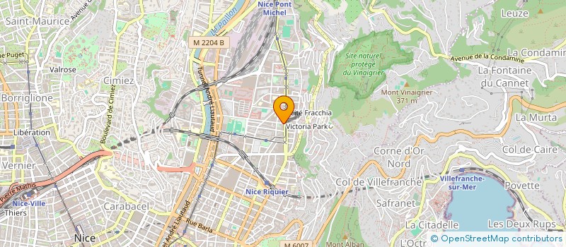 localisation de l'entreprise TRANSPORTS OTTO à NICE