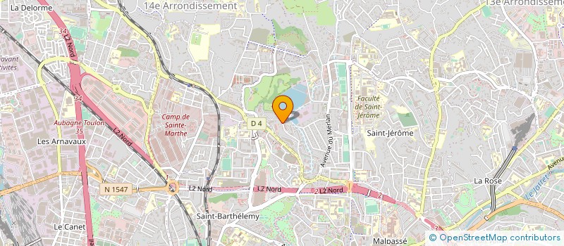 localisation de l'entreprise TRANSPORTS OUDALI à MARSEILLE