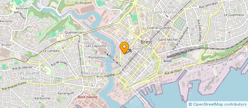 localisation de l'entreprise TRANSPORTS OUEST PLUSSS  BREST