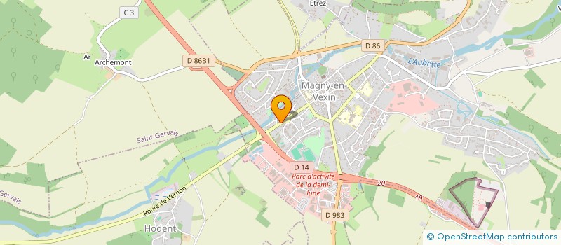 localisation de l'entreprise TRANSPORTS OXO à MAGNY-EN-VEXIN