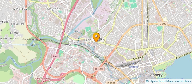 localisation de l'entreprise TRANSPORTS PAGANARDI à ANNECY