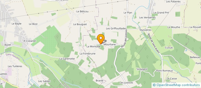 localisation de l'entreprise TRANSPORTS PALISSE SARL  SAINT-GERMAIN-ET-MONS