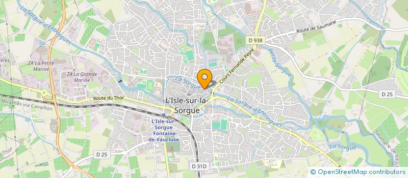 localisation de l'entreprise TRANSPORTS PANAY SEBASTIEN à L'ISLE-SUR-LA-SORGUE