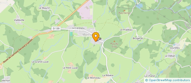 localisation de l'entreprise TRANSPORTS PANDEIRADA  MOISSANNES