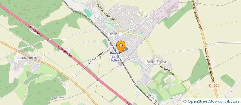 localisation de l'entreprise TRANSPORTS PANIZZI  BELLE-EGLISE