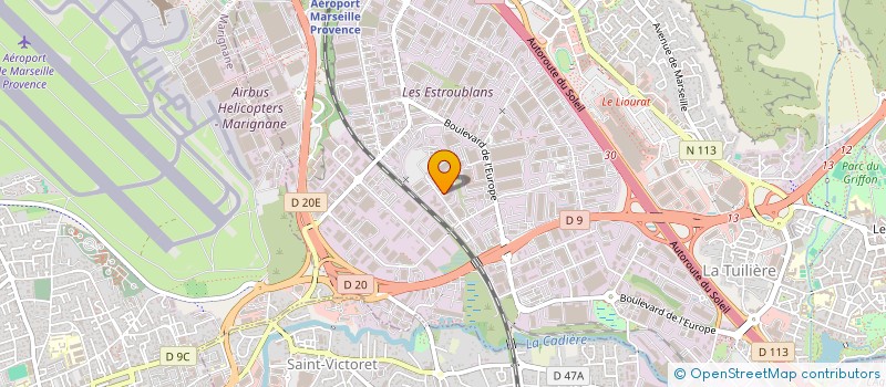localisation de l'entreprise TRANSPORTS PAPALINO BOUIS à VITROLLES
