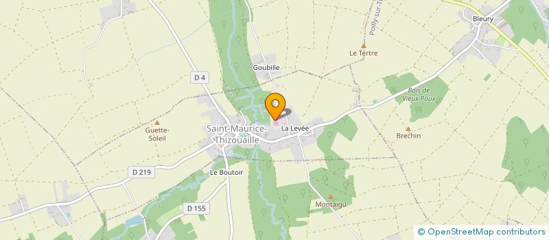localisation de l'entreprise TRANSPORTS PARET à SAINT-MAURICE-THIZOUAILLE