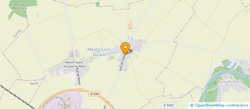 localisation de l'entreprise TRANSPORTS PASCAL SATIZELLE à MESNIL-SAINT-NICAISE