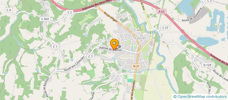 localisation de l'entreprise TRANSPORTS PASCUAL ET FILS  LAYRAC