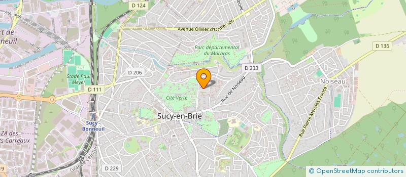 localisation de l'entreprise TRANSPORTS & PASSIONS à SUCY-EN-BRIE