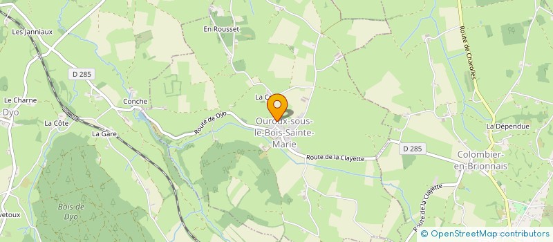 localisation de l'entreprise TRANSPORTS PEGUET  SAINT-CHRISTOPHE-EN-BRIONNAIS