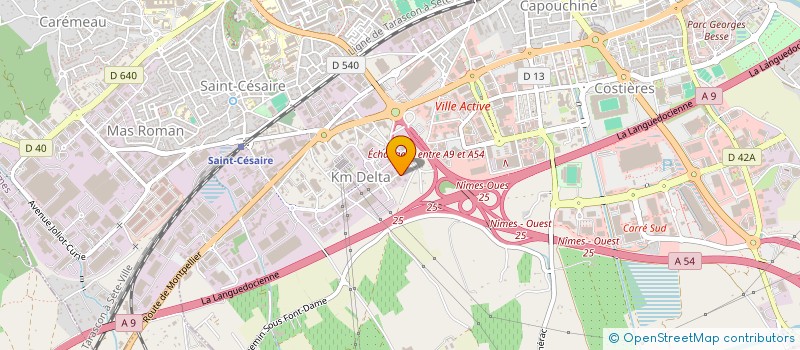 localisation de l'entreprise TRANSPORTS PELLET  NIMES